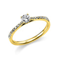 Ring 4er-Krappe 14 kt GG