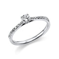 Ring 4er-Krappe 18 kt WG