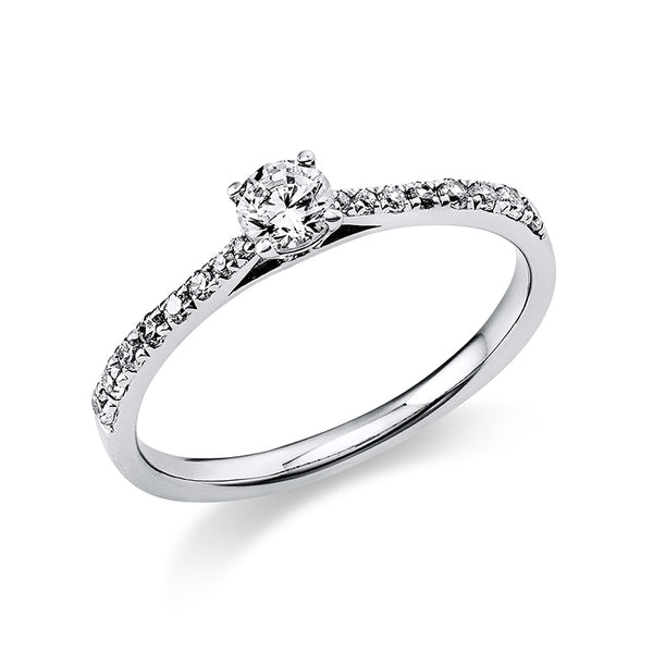 Ring 4er-Krappe 18 kt WG