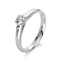 Ring 4er-Krappe 14 kt WG