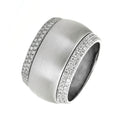 Ring 18 kt WG. mattiert