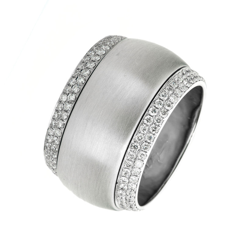 Ring 18 kt WG. mattiert