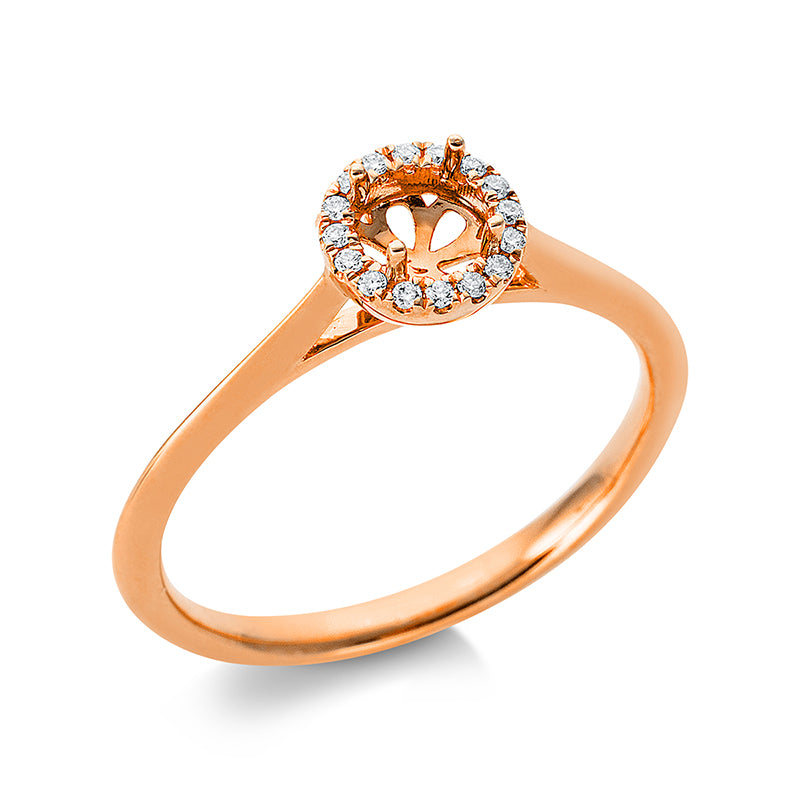 Ring 4er-Krappe 18 kt RG
