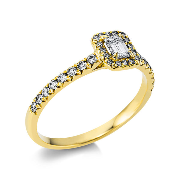 Ring 4er-Krappe 18 kt GG