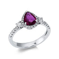 Ring 3er-Krappe 18 kt WG