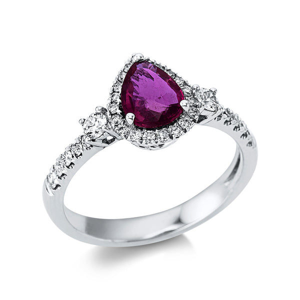 Ring 3er-Krappe 18 kt WG