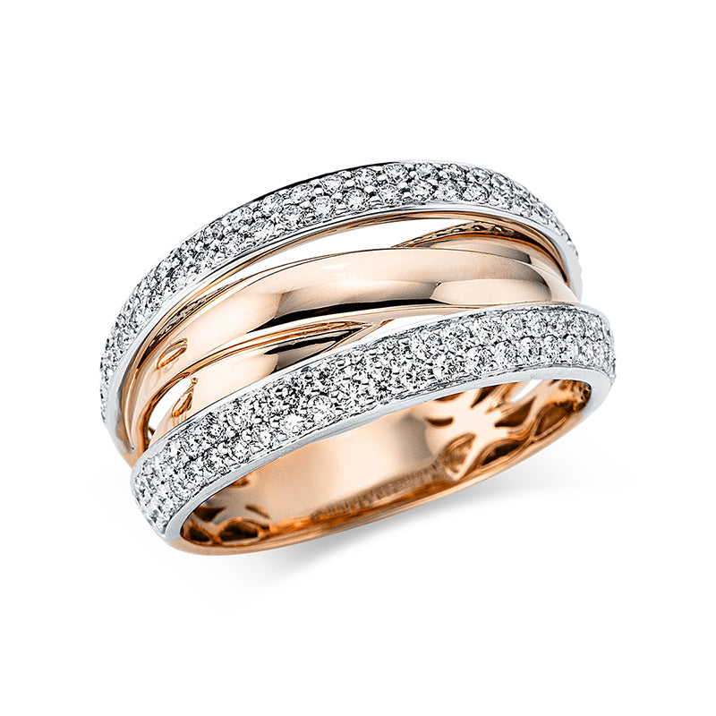 Ring 18 kt RG+WG