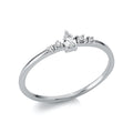 Ring 3er-Krappe 18 kt WG