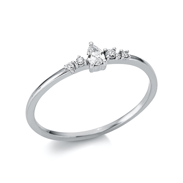 Ring 3er-Krappe 18 kt WG