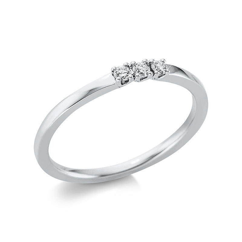 Ring 4er-Krappe 18 kt WG