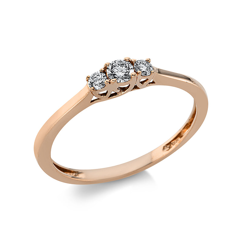 Ring 4er-Krappe 18 kt RG