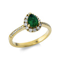 Ring 3er-Krappe 14 kt GG