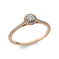 Ring 4er-Krappe 18 kt RG