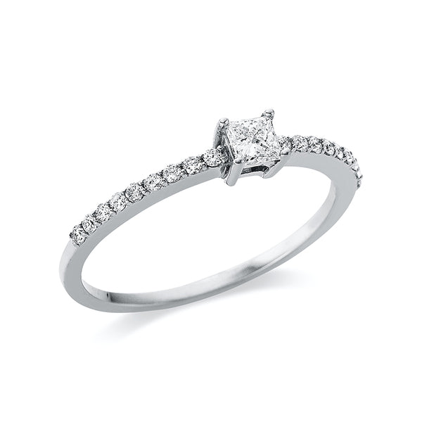 Ring 4er-Krappe 18 kt WG