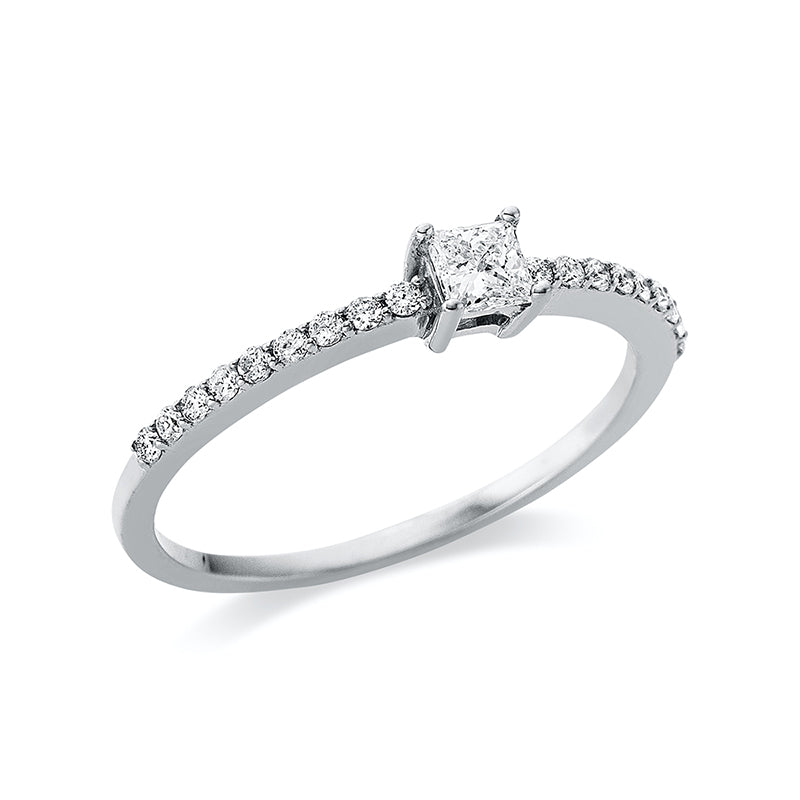 Ring 4er-Krappe 18 kt WG