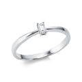 Ring 4er-Krappe 18 kt WG