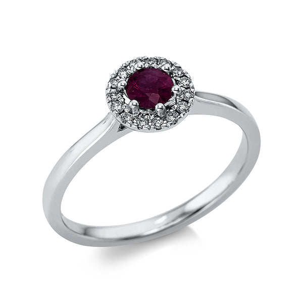 Ring 6er-Krappe 18 kt WG