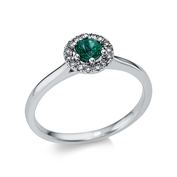 Ring 6er-Krappe 18 kt WG