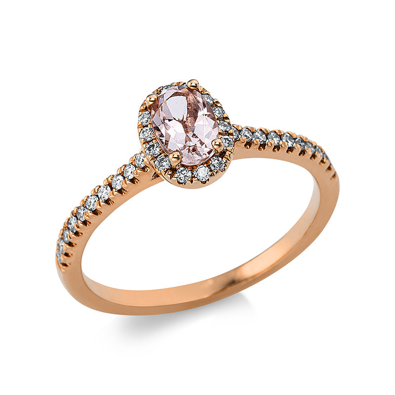 Ring 4er-Krappe 18 kt RG