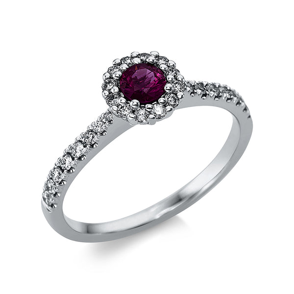 Ring 4er-Krappe 18 kt WG