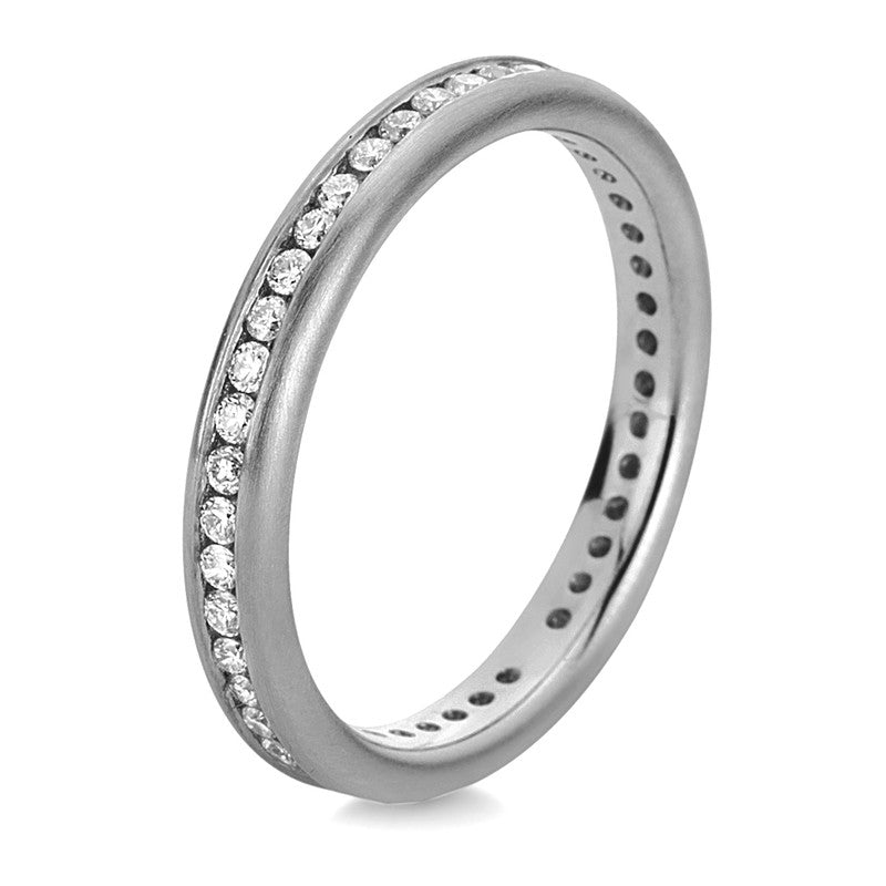 Ring 18 kt WG. mattiert