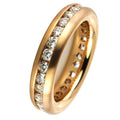 Ring 18 kt RG. mattiert