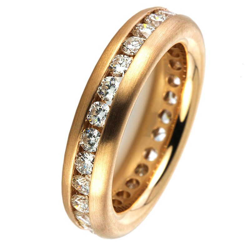 Ring 18 kt RG. mattiert