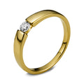 Ring 18 kt GG. poliert
