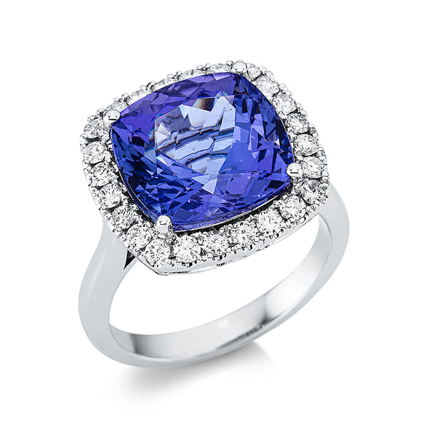 Ring 4er-Krappe 14 kt WG