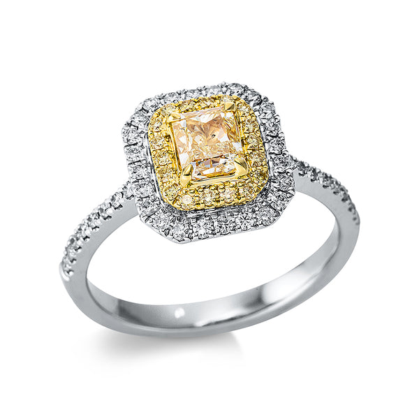 Ring 14 kt WG+GG