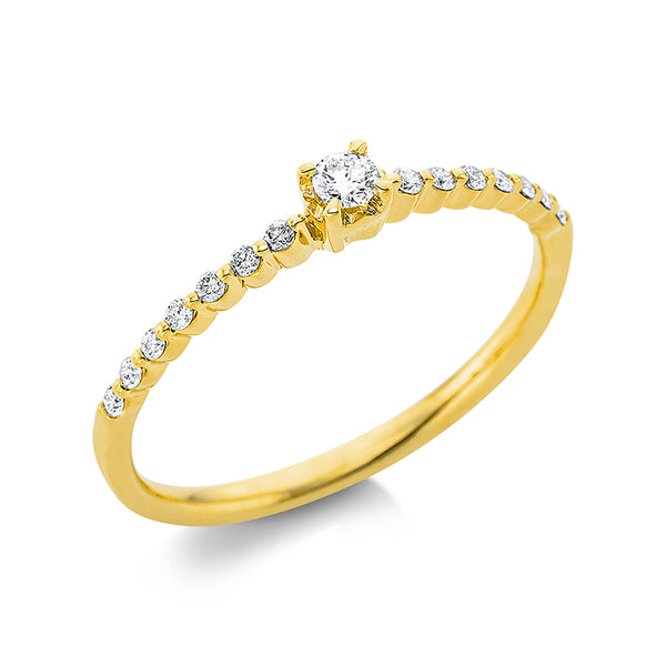 Ring 4er-Krappe 18 kt GG
