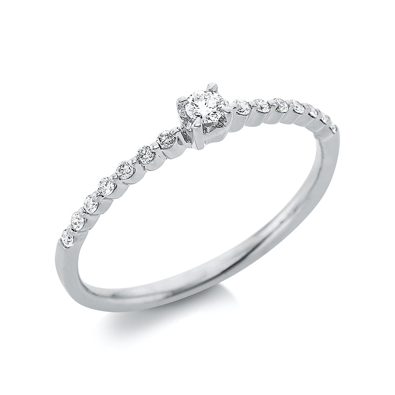Ring 4er-Krappe 18 kt WG