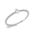 Ring 6er-Krappe 18 kt WG