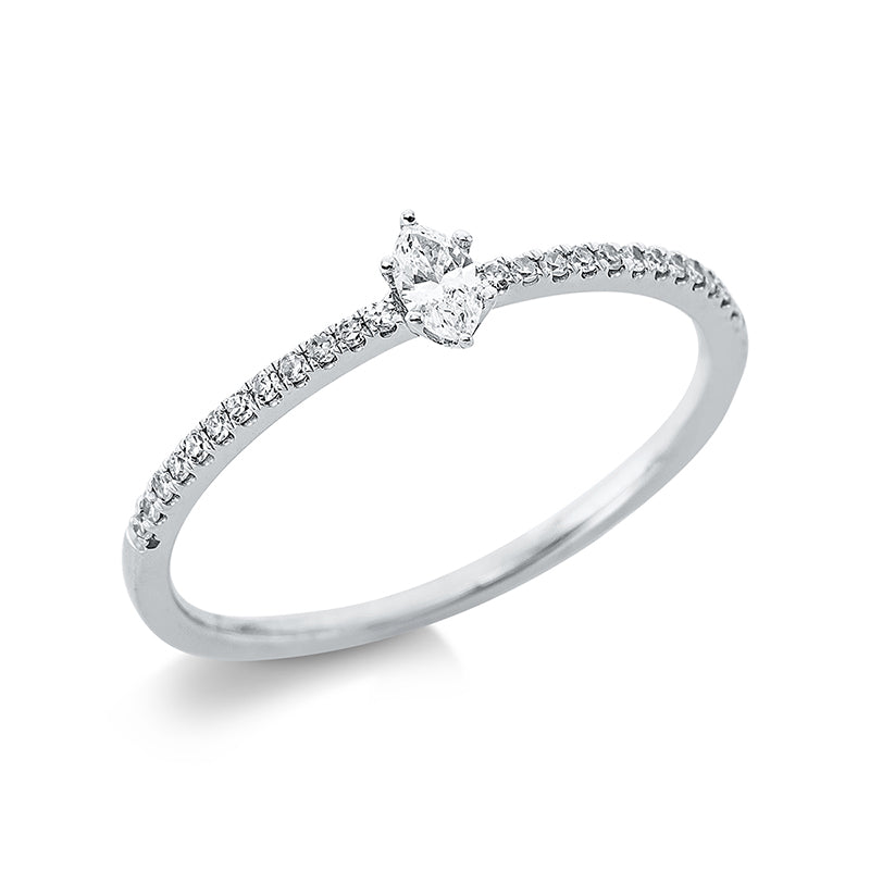 Ring 6er-Krappe 18 kt WG