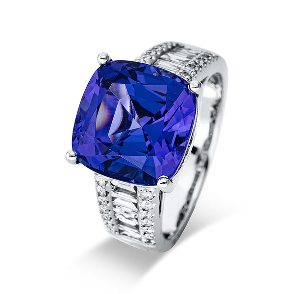 Ring 4er-Krappe 18 kt WG