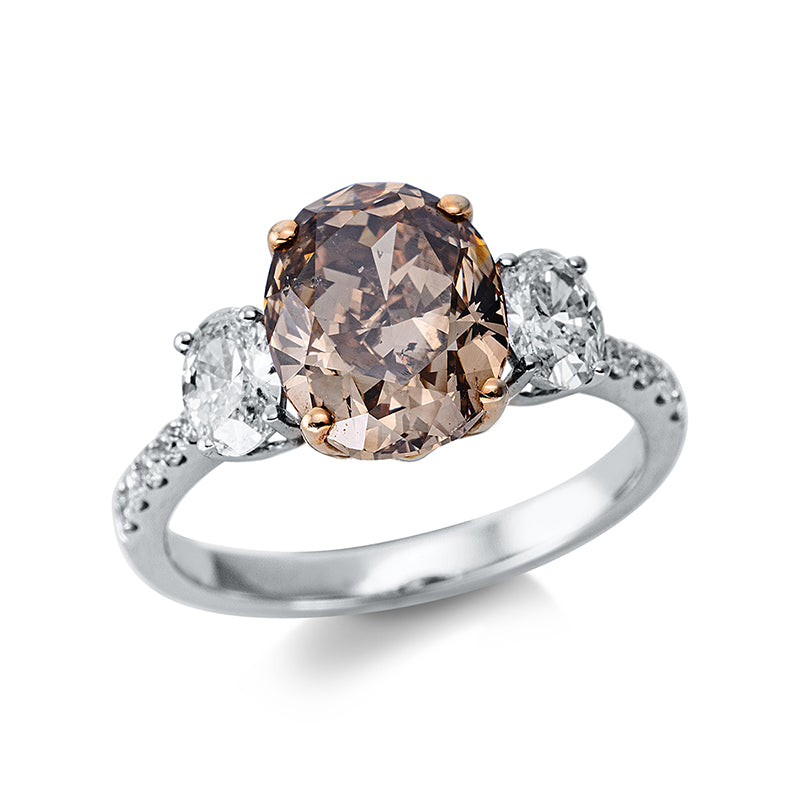 Ring 4er-Krappe 18 kt WG+RG
