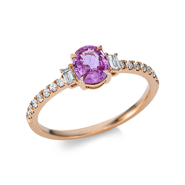 Ring 4er-Krappe 18 kt RG
