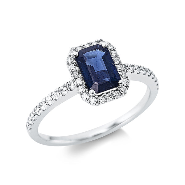 Ring 4er-Krappe 18 kt WG