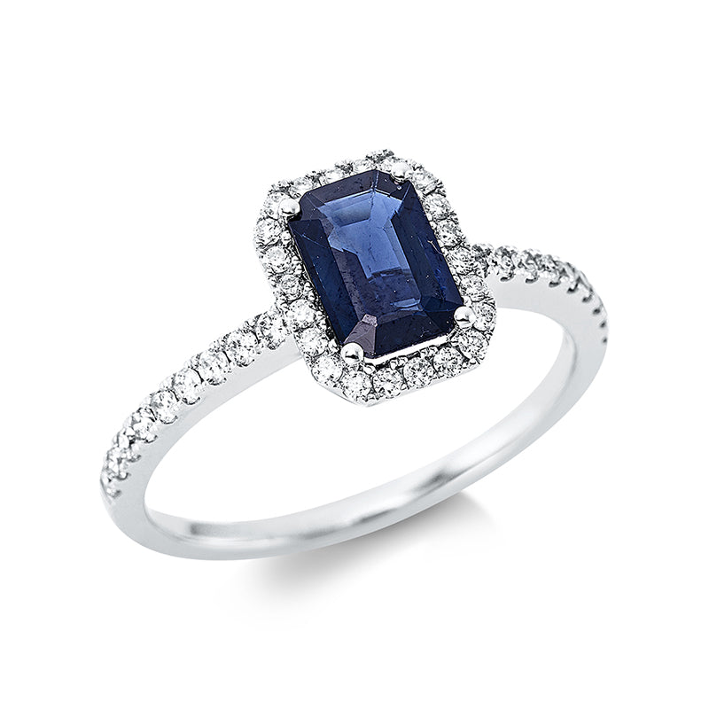 Ring 4er-Krappe 18 kt WG