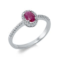 Ring 4er-Krappe 18 kt WG