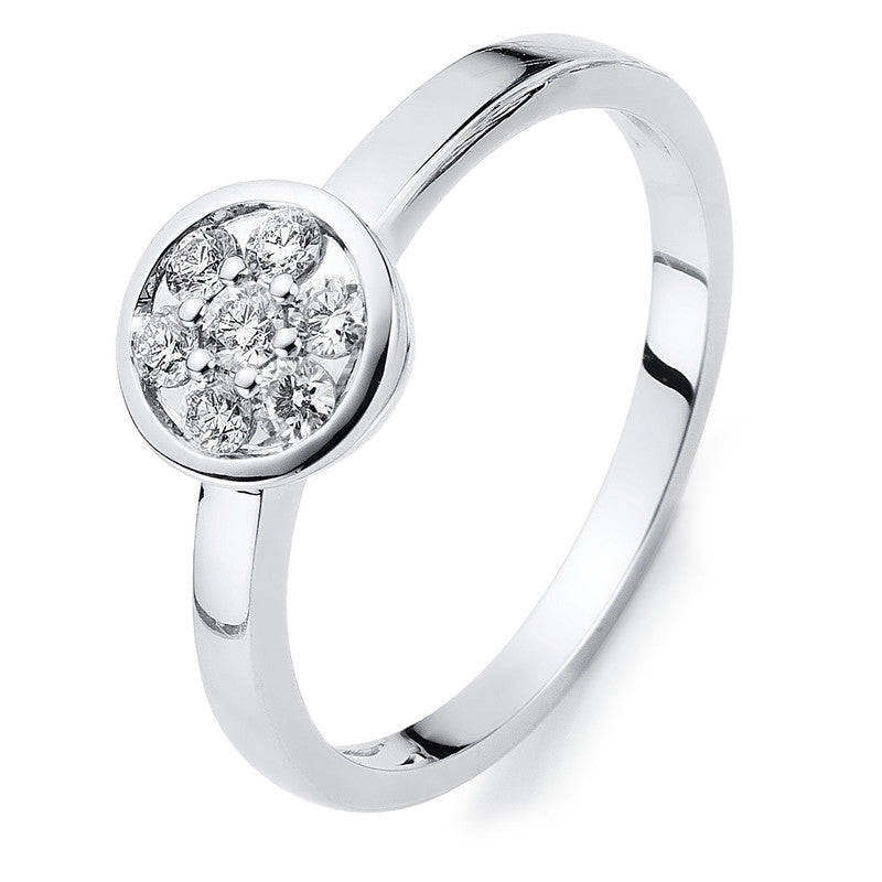 Ring Zarge 14 kt WG