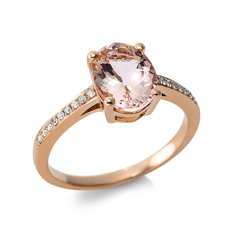 Ring 4er-Krappe 18 kt RG