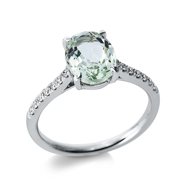 Ring 4er-Krappe 18 kt WG