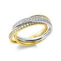 Ring 18 kt GG+WG