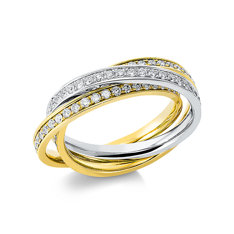Ring 18 kt GG+WG