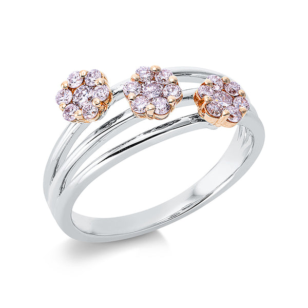 Ring 18 kt WG+RG