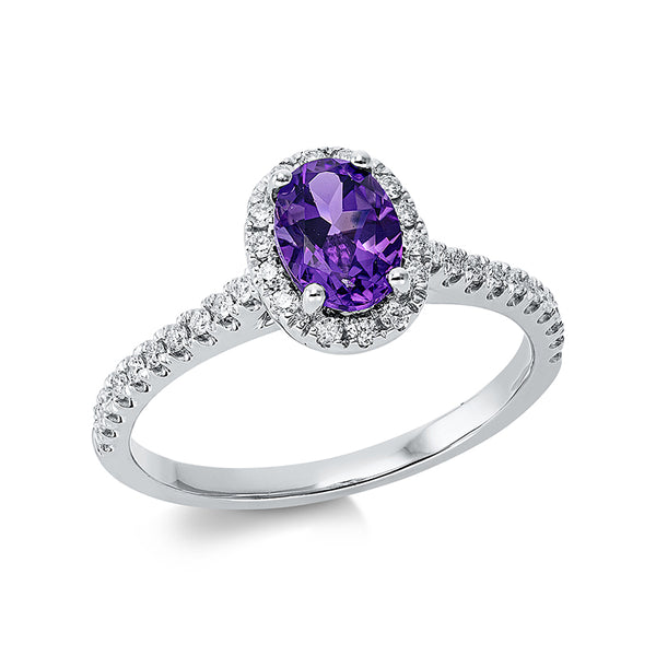 Ring 4er-Krappe 18 kt WG