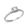 Ring 4er-Krappe 18 kt WG