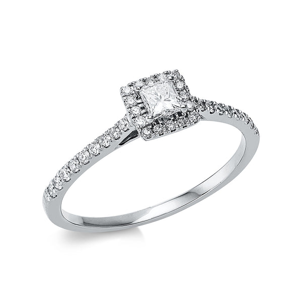 Ring 4er-Krappe 18 kt WG