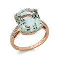 Ring 4er-Krappe 18 kt RG